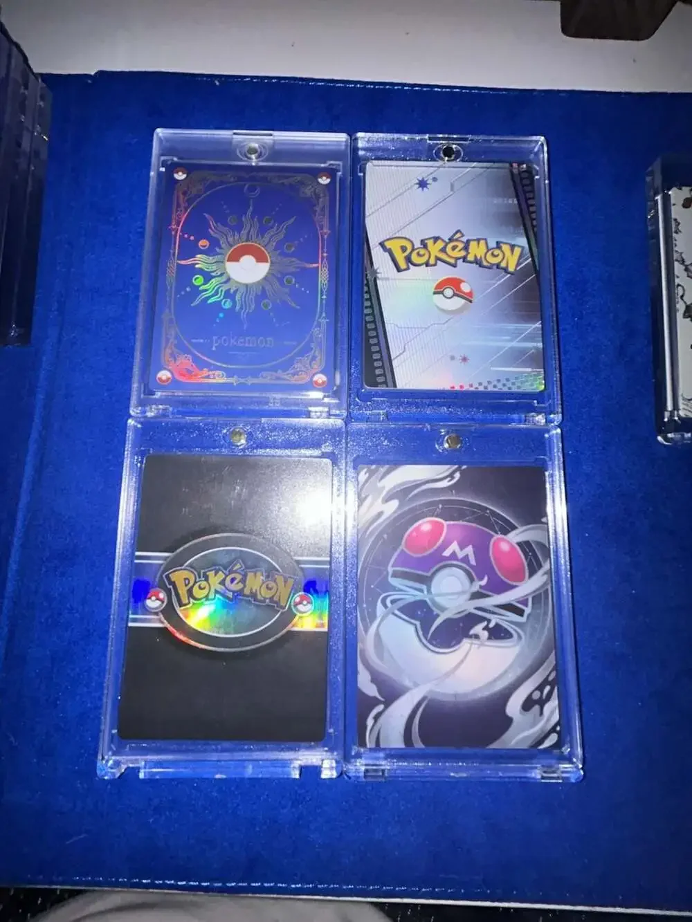 Custom Pokemon-Themed Art Collection Trading Cards (Set of 4)